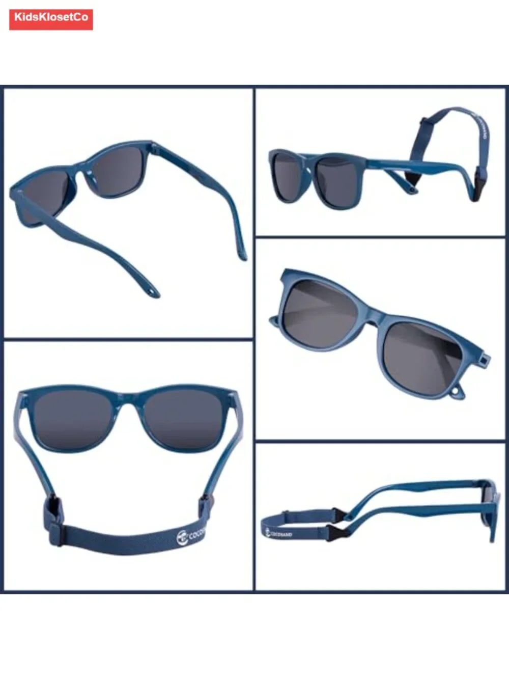 Polarized Kids Sunglasses UV400 Protection Flexible TPE Frame
